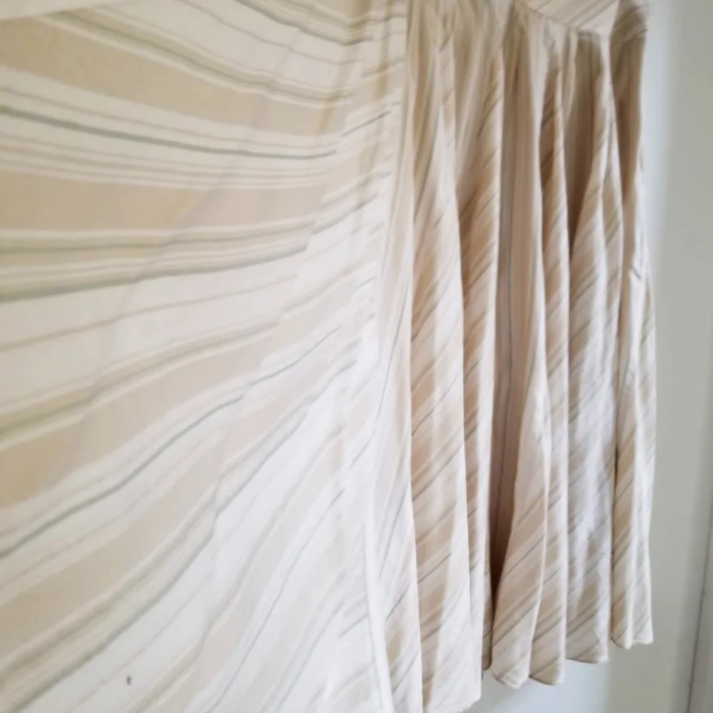DKNY Silk Striped Skirt size 10